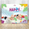baner reklamowy lody soft włoskie 200 - 150 happyice siorbet