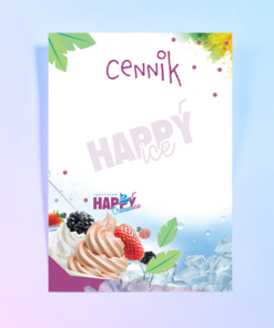 cennik do lodów soft włoskie HAPPYice Cream