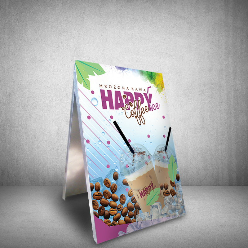potykacz reklamowy lody kawa mrożona potykacz reklamowy lody kawa mrożona