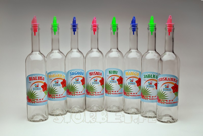 butelki syrop lody hawajskie